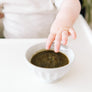Pear and spinach baby food