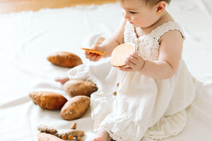 Sweet potato and turmeric baby food